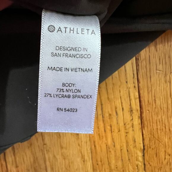 Athleta Leggings Womens Medium Black Stellar Crop Pants 210237 - Picture 7 of 12